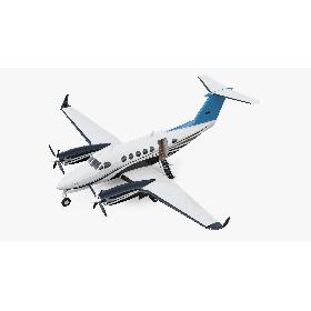 Twin Turboprop Civil Utility Aircraft 3D model